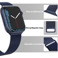 thumbnail image 4 of CIRUTVAL Compatible with Apple Watch Band 42mm 44mm 45mm 49mm 38mm 40mm 41mm,Stainless Steel Mesh Loop Magnetic Clasp for iWatch Ultra Series 9 8 SE 7 6 5 4 3 2 Women Men, 4 of 8