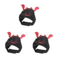 thumbnail image 3 of yingyy Adjustable Devil Cap For Pets For Halloween Parties Easy To Wear And Wash Polyester Cat Halloween Devil Costume Black 3Set, 3 of 6