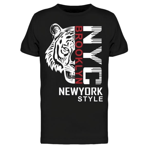 Nyc Brooklyn, Tiger T-Shirt Men -Image by Shutterstock, Male x-Large