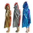 thumbnail image 2 of Capa de dinosaurio, traje de animal, maquillaje, accesorios de disfraz, disfraz de cosplay, capa de Halloween para niños, 2 of 5