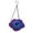 Color(New), variant on Flower Shaped Metal Hanging Bird Bath & Feeder, Weatherproof 2-in-1 Outdoor Tray for Garden Decor