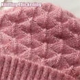 thumbnail image 5 of Women'S Plush-Lined Acrylic Balaclavas Hood Scarf Hat Windproof Integrated Ear Protector Fashionable Winter Cap-C, 5 of 5