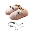 thumbnail image 2 of Usb Electric Heated Slippers Adjustable Temperature Foot Warmers Winter Warmth, 2 of 4