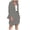 Grey, variant on Dressy Casual Outfits for Women Fashion Suit Collar Long Sleeve Cardigan and Shorts Suit Ladies Womens Suits 2 Piece Set Business Blue,S