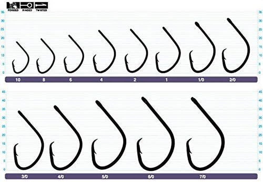 Owner Hooks Mutu Light Circle Super Needle Point 1/0 40Pk Black Chrome