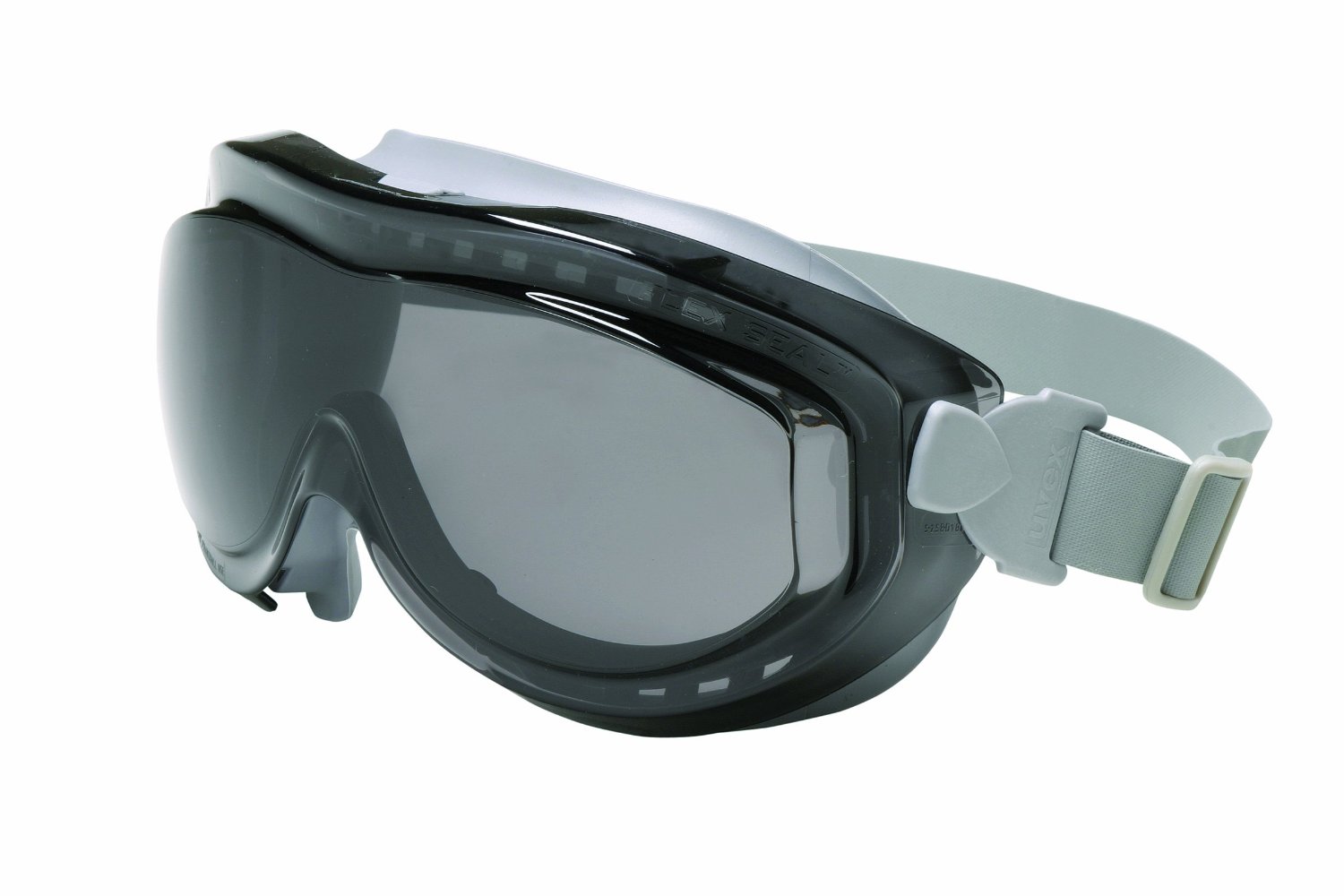 Uvex Flex Seal Over The Glass Safety Goggles With Gray Soft Frame, Gray