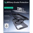 thumbnail image 4 of Funda de teléfono ESR para iPhone 16 Pro Max con soporte gris Cyber Series, 4 of 9
