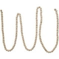 thumbnail image 2 of Kurt Adler Natural Unfinished Wooden Round Beaded Garland, 9ft, 2 of 3