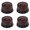 brown, variant on 4Pcs Guitar Volume Tone Control Knob Electric Guitar Bass Acrylic Knob Speed Control Knobs Potentiometer Cap Replacement