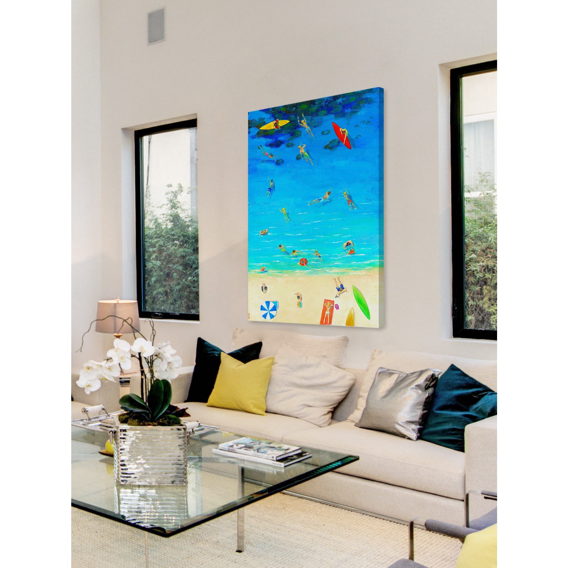 "Exploring the Sea" Painting Print on Wrapped Canvas