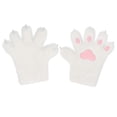 thumbnail image 1 of Guantes de animales, guantes de disfraz, manos, patas, accesorios para fotos, guantes para adultos, mitones para Blanco, 1 of 9