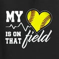 thumbnail image 2 of Wild Bobby, My Heart Is On That Tennis Field, Sports, Men Graphic Tee, Black, Small, 2 of 4