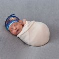 thumbnail image 6 of Picia Beautiful Ocean Dolphin Printed Preemie Hats for Baby Girls Cotton Premature Knot Hats Newborn Hospital Cap Warm Knot Beanie Nicu for Preemie Girls and Boys, 6 of 6