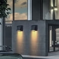 thumbnail image 3 of 2X Aplique de Pared LED Moderno de 5W Lámpara de Pared Impermeable Al Aire Libre para Pasillo Patio Puerta, 3 of 5