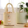 thumbnail image 3 of Cute Girl Print Thermal Insulated Lunch Storage Cooler Case Pouch Lunch Box, 3 of 7