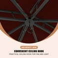 thumbnail image 6 of INTER HUT 8x8 Metal Patio Gazebo, Outdoor Gazebo Canopy Tent for Backyard, 6 of 10