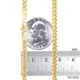 thumbnail image 5 of Nuragold 14k Real Yellow Gold Miami Cuban Link 4mm Chain Necklace (16"-30") Italian Jewelry for Men & Women, 5 of 11