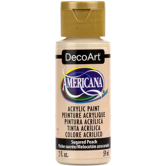 DecoArt Americana Acrylic Paint 2oz-Peach