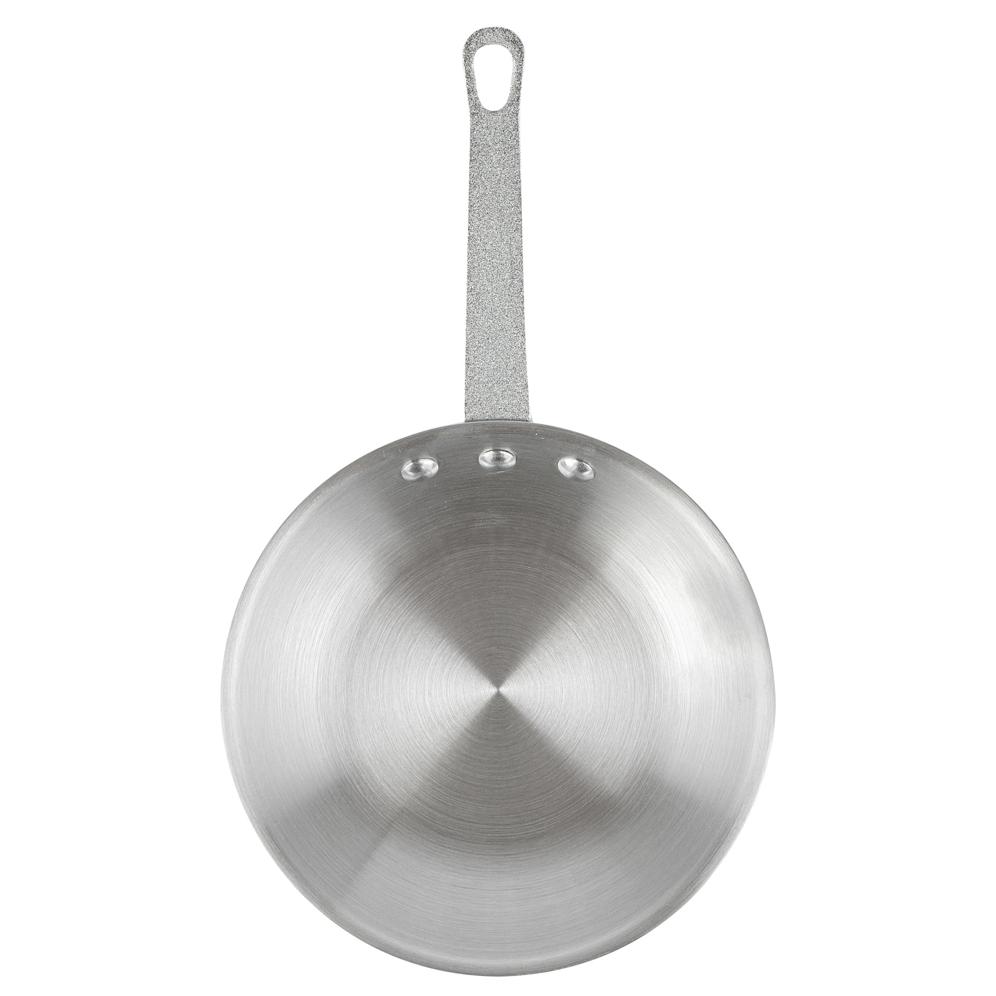 Restaurantware-Met Lux 7 Inch Fry Pans, Set Of 6 Durable Frying Pans - Satin Finish, Triple-Riveted, Silver Aluminum Cooking Skillets, For Searing, Sautéing, And Browning Food