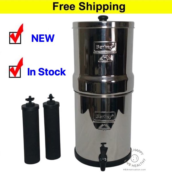 Big Berkey with 2 Black Filters