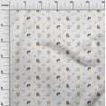 thumbnail image 2 of oneOone Silk Tabby Fabric Grass & Puppies Dog Printed Craft Fabric BTY 42 Inch Wide, 2 of 4