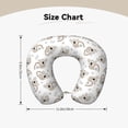 thumbnail image 5 of KLL Cartoon Koala Pattern Memory Foam Cervical Neck Pillow Versatile U-Shaped Pillows for Home/Office/Camping/Travelling/Soft Washable Cover, 5 of 8