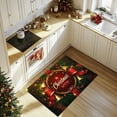 thumbnail image 4 of Christmas Doormat for Front Door, Red Absorbent Entryway Mat Non-Slip, Holiday Floor Carpet for Home Decor Indoor Outdoor Use(D), 4 of 5