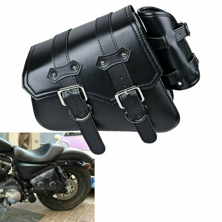 Goodhd PU Left Saddlebag with Side Storage for Harley Sportster XL