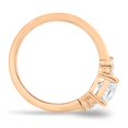 thumbnail image 4 of ESTE ORIGIN 2.00Ct IGI Certified Pear Cut Lab-Grown Diamond Engagement Ring - Accent Diamonds in 18K Rose Gold for Women US 9, 4 of 7