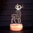 thumbnail image 3 of Lámpara 3D de amor romántico, luces de noche Led de acrílico, lámpara de mesa para niños, luces de señal de neón de navidad, regalos de cumpleaños del Día de San Valentín, 3 of 4