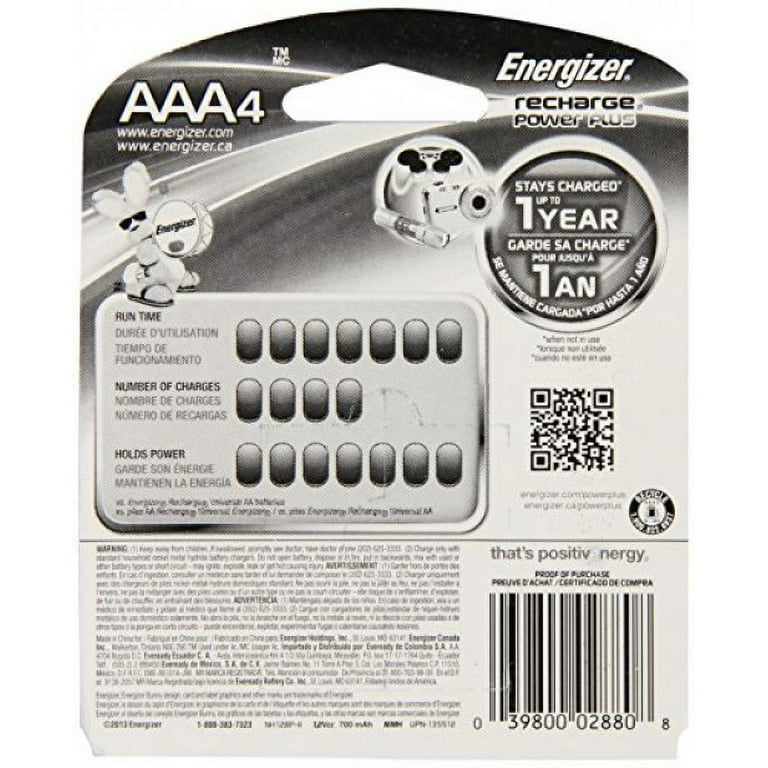 AccuPower AP1200-4 AAA/Micro NiMH battery 4 pcs. - Accupower