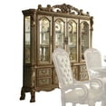 thumbnail image 3 of Acme Dresden Buffet & Hutch, Gold Patina & Bone, 3 of 6