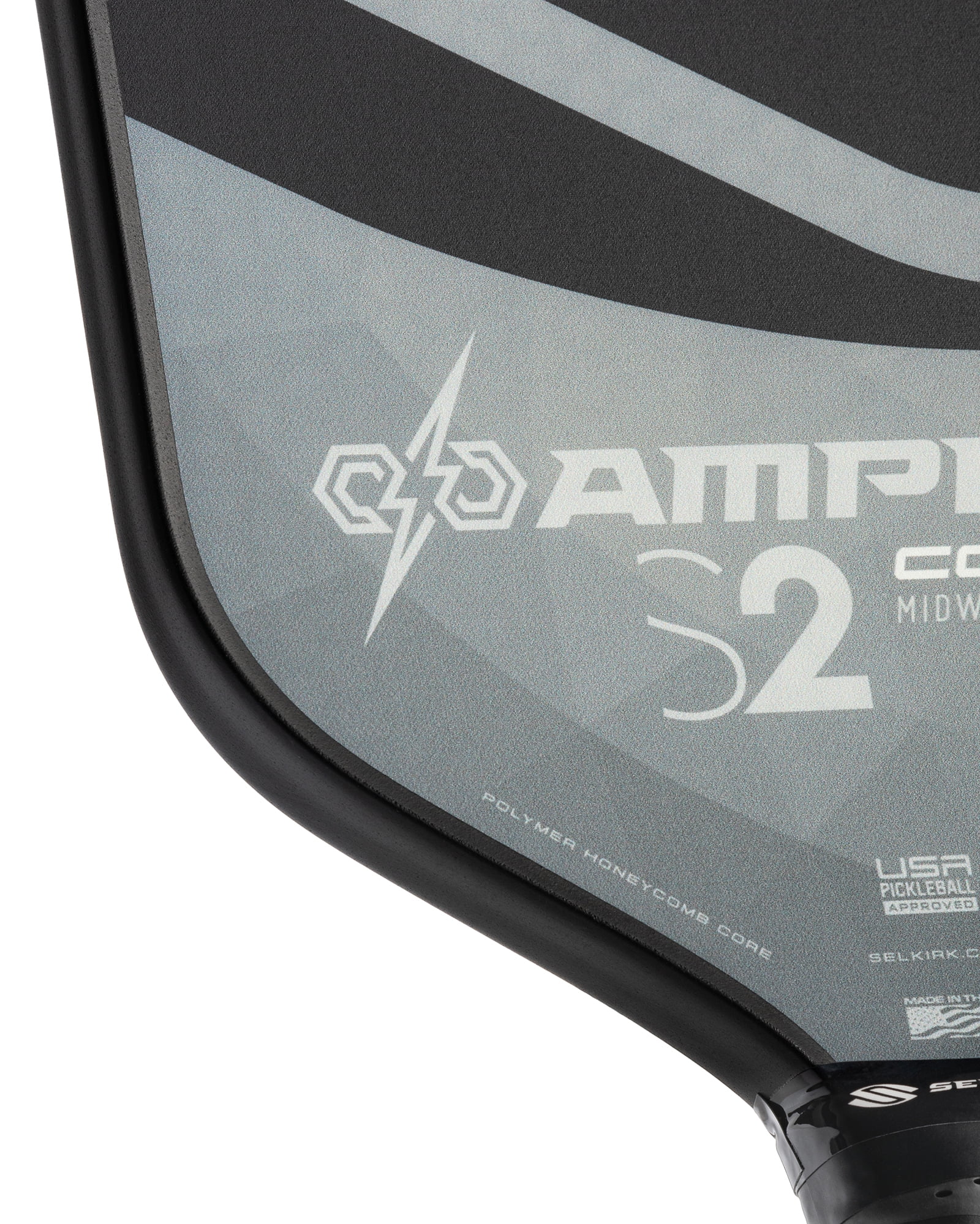Selkirk Amped Control S2 Pickleball Paddle – Midweight Composite Paddle for Spin & Control – USAPA Approved – for Beginner to Advanced Players, Indoor & Outdoor Use