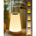 thumbnail image 2 of Bedside Lamp Touch Dimmable with Remote Control, LED Table Lamp Wireless with 13 Colours and 4 Modes for Bedroom, 2 of 7