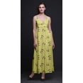 thumbnail image 4 of Bimba Butterfly Women Summer Printed V Neck Long Maxi Dress Holiday Resort Wear-Small, 4 of 6