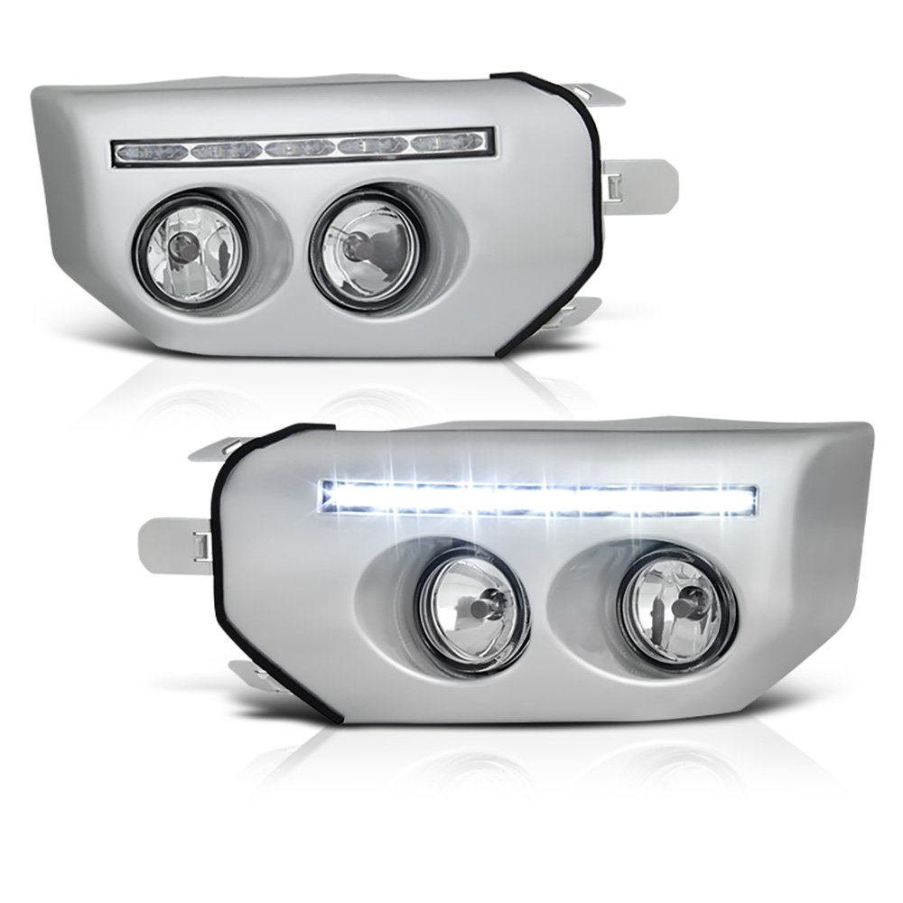 VIPMOTOZ For 20072015 Toyota FJ Cruiser LED Strips DRL Fog Lights