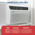 thumbnail image 3 of Richmond® 8,000 BTU 115-Volt Wi-Fi Window Efficient Air Conditioner Inverter, 3 of 5
