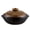 24cm, variant on Japanese Donabe Ceramic Hot Pot Retro Heat Resistant Shallow Dutch Oven,Non-Stick Cookware Pot with Lid and Dual Handle for Cooking,Soup, Rice, Stew, Casserole