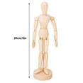 thumbnail image 1 of Modelo de Hombre de Madera ANGGREK Dibujo de Arte de Marionetas con Extremidades Móviles 8 Pulgadas, 1 of 7