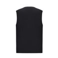 thumbnail image 5 of 2025 Summer Women's Beaded Crewneck Tank Top Solid Sleeveless Knitted Blouse Loose Fit Casual Office Wear Thin Work Tops, 5 of 6