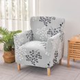 thumbnail image 7 of LKJYER Armchair Slipcovers Printed Chair Covers Armchair 1-Piece Stretch Chair Covers for Living Room Nonslip Outdoor Armchair Slipcover Kids Pets Friendly Furniture Protector, 7 of 7
