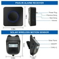 thumbnail image 3 of Riwcyla Solar Driveway Alarm 984ft Long Wireless Driveway Alarm IP60 Weather Resistant Infrared Motion Sensor Detector DIY Alert System Monitor and Property 1 Receiver and 1 Sensor, 3 of 6