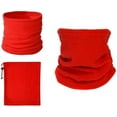 thumbnail image 2 of LinYooLi 3PCS Winter Neck Warmer Neck Gaiter Fleece Skiing Cycling Windproof Balaclava Scarf For Men Women, 2 of 7