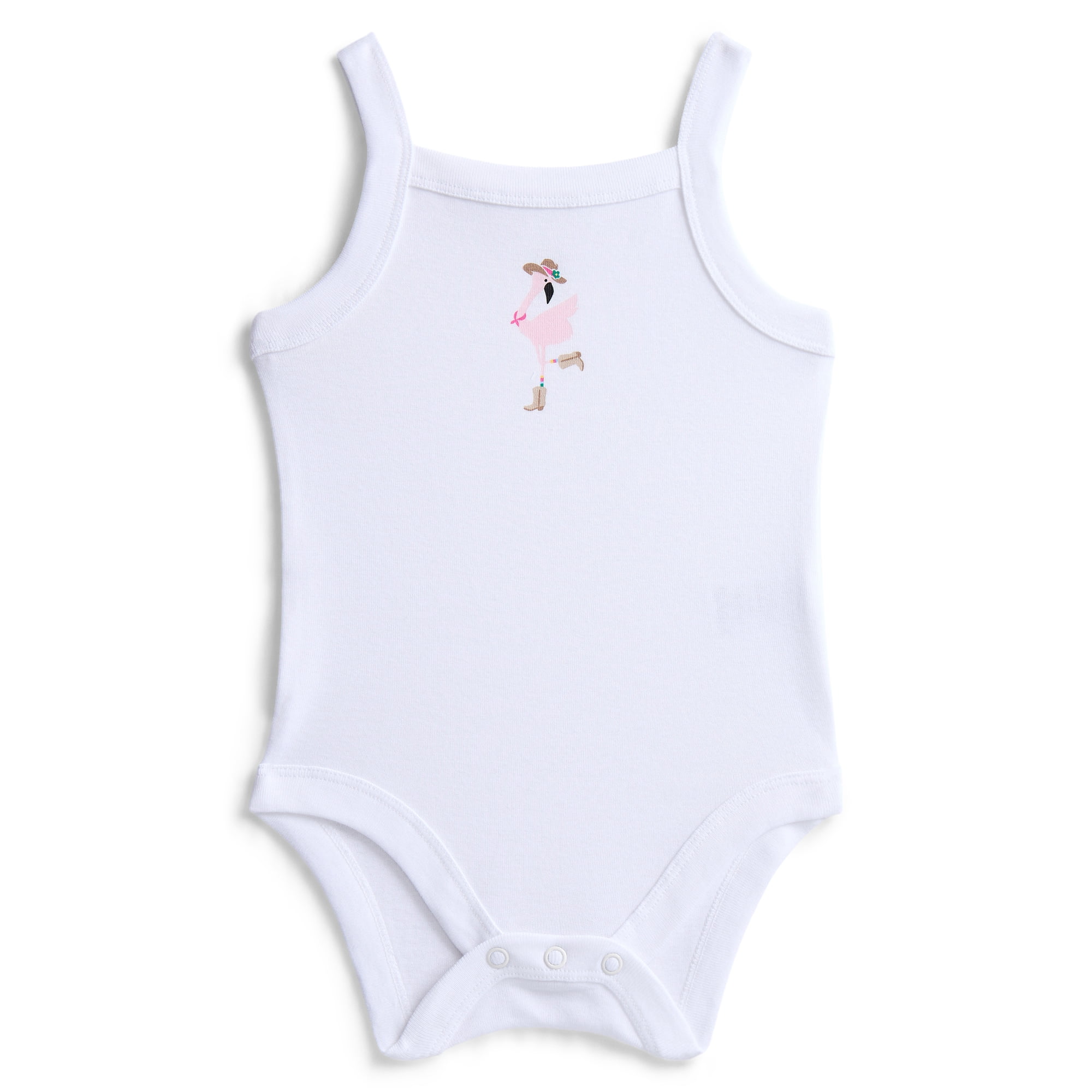 Wonder Nation Baby Girl Tank Bodysuit, Sizes 0-24 Months