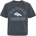 thumbnail image 2 of Girls Juniors Heather Charcoal Denver Broncos Cheer Squad Raglan T-Shirt, 2 of 3