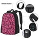 thumbnail image 3 of Easygdp Pink Butterfly Mochila para Niños y Niñas con Set de Caja de Almuerzo y Estuche para Lápices 3 en 1, Mochila Escolar Estampada para Adolescentes, 3 of 7