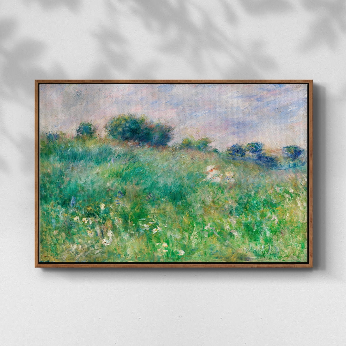 Vintage Landscape-XXIX By Wexford Home Framed in Walnut Wood Gallery Wrapped Canvas 27 in. x 41 in.