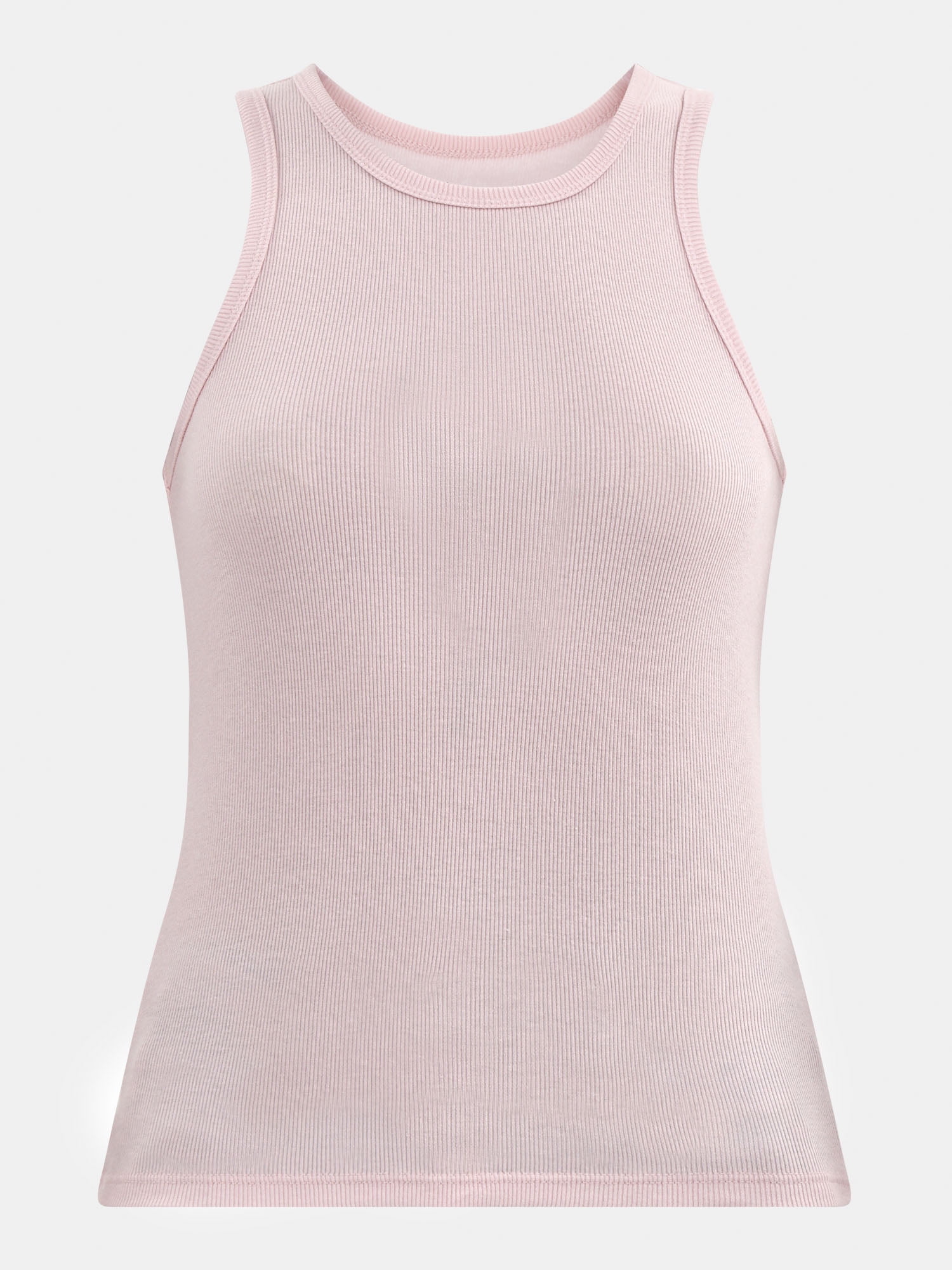 No Boundaries Ribbed High Neck Tank Top, Women's
