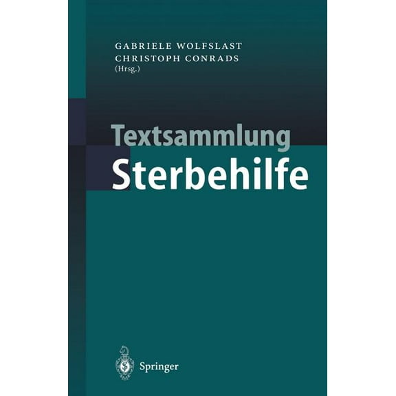 Textsammlung Sterbehilfe, (Paperback)