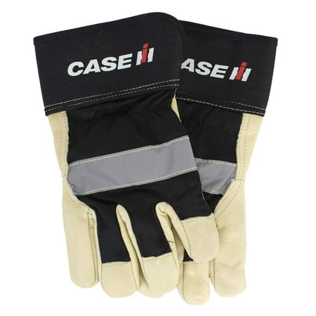 

Black & Beige Case IH Leather Work Gloves IH09-7913